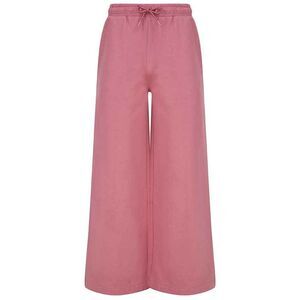 SF Womens/Ladies Sustainable Wide Leg Sweatpants / Dusky Pink